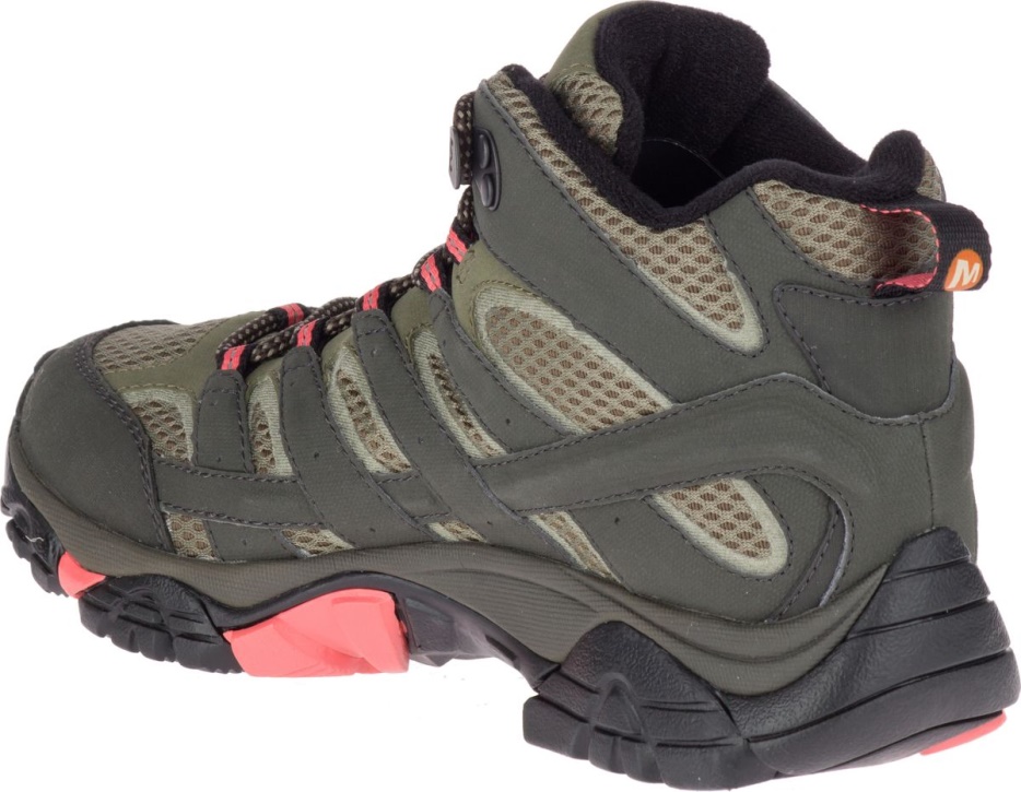 Merrell ženske Moab 2 Srednji Gore-tex Beluga-olivna