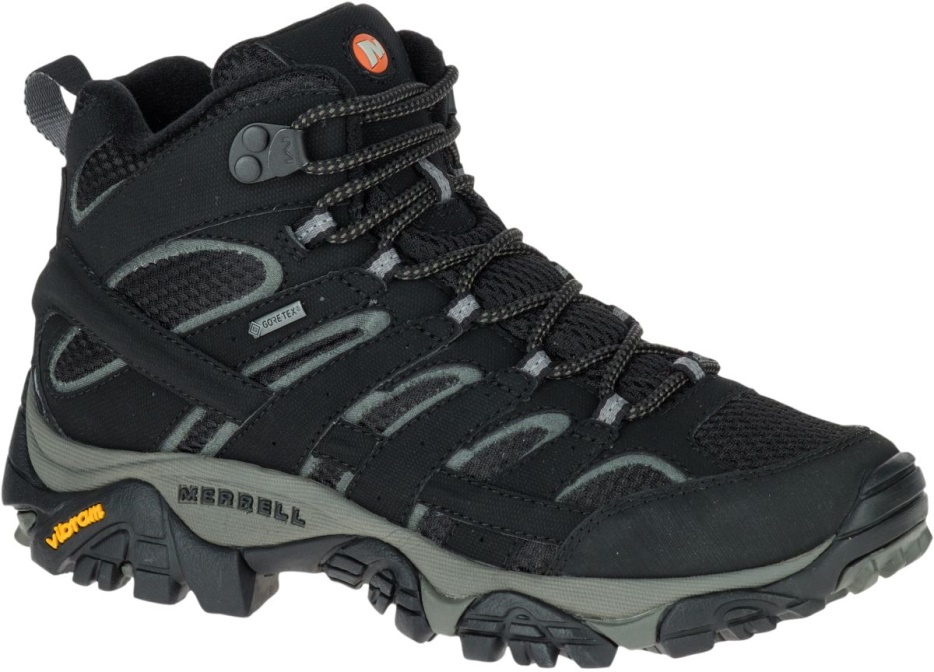 Merrell ženske Moab 2 Mid Gore-tex črna