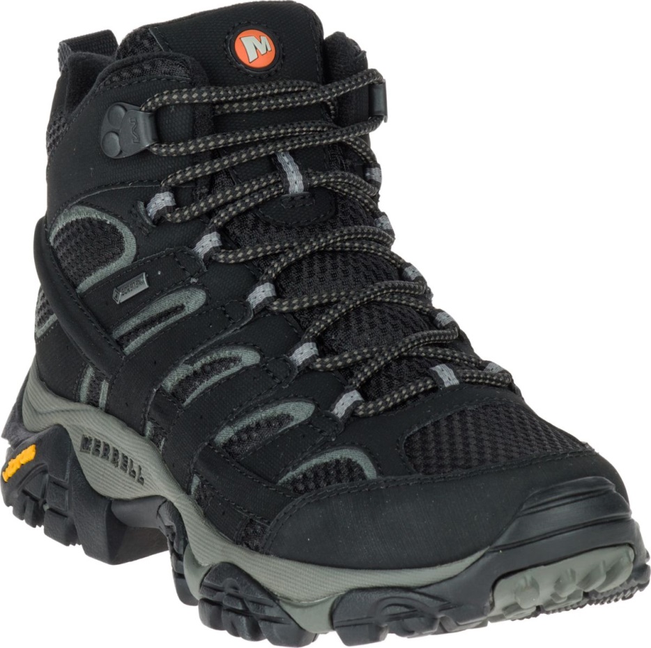 Merrell ženske Moab 2 Mid Gore-tex črna