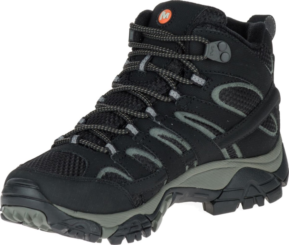Merrell ženske Moab 2 Mid Gore-tex črna