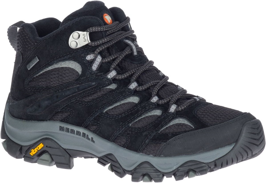Merrell ženske Moab 3 Mid Gore-tex črno-siva