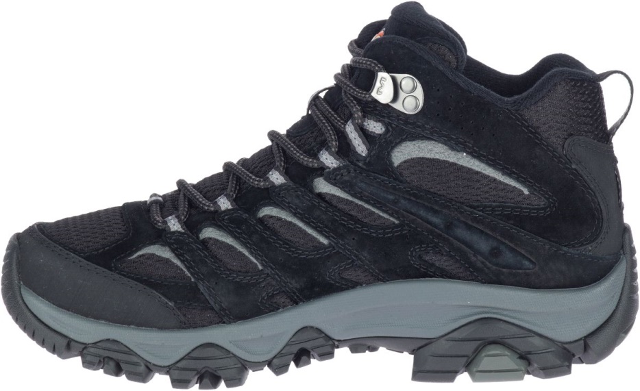 Merrell ženske Moab 3 Mid Gore-tex črno-siva