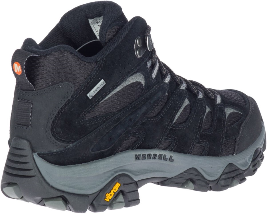 Merrell ženske Moab 3 Mid Gore-tex črno-siva