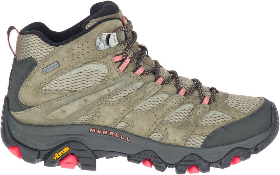 Merrell ženske Moab 3 Mid Gore-tex Olivna