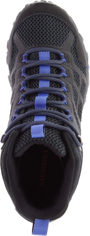 Merrell ženske Moab Fst 2 Mid Gore-tex Black-granite