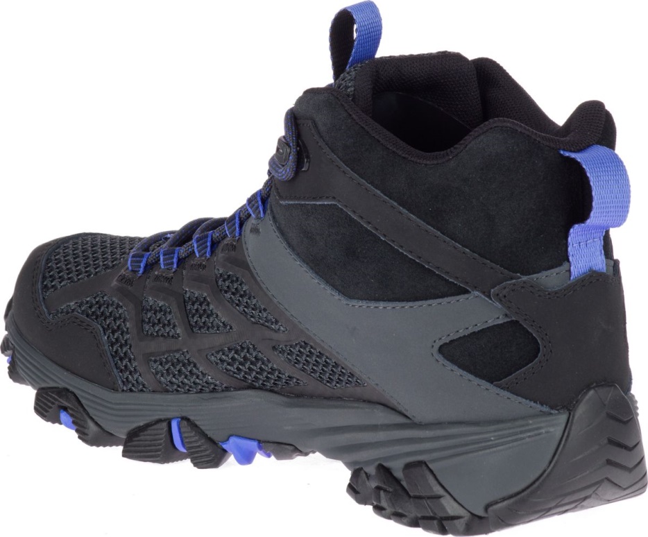 Merrell ženske Moab Fst 2 Mid Gore-tex Black-granite