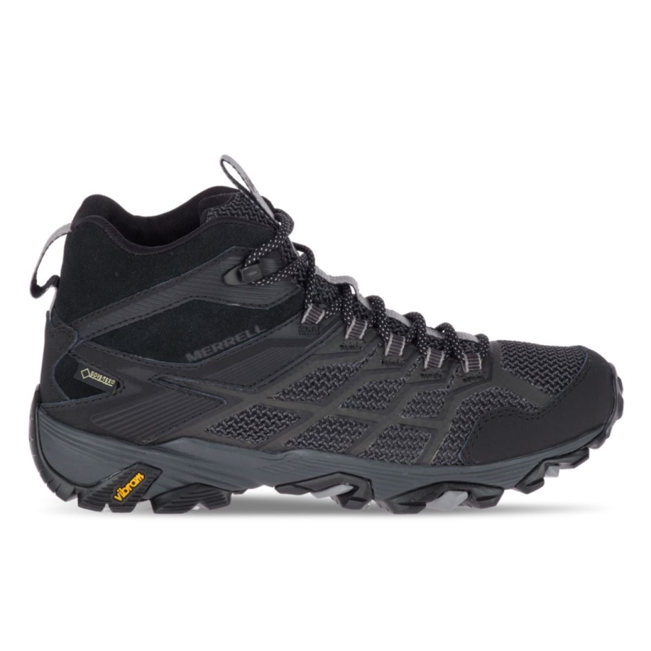 Merrell ženske Moab Fst 2 Mid Gore-tex črna