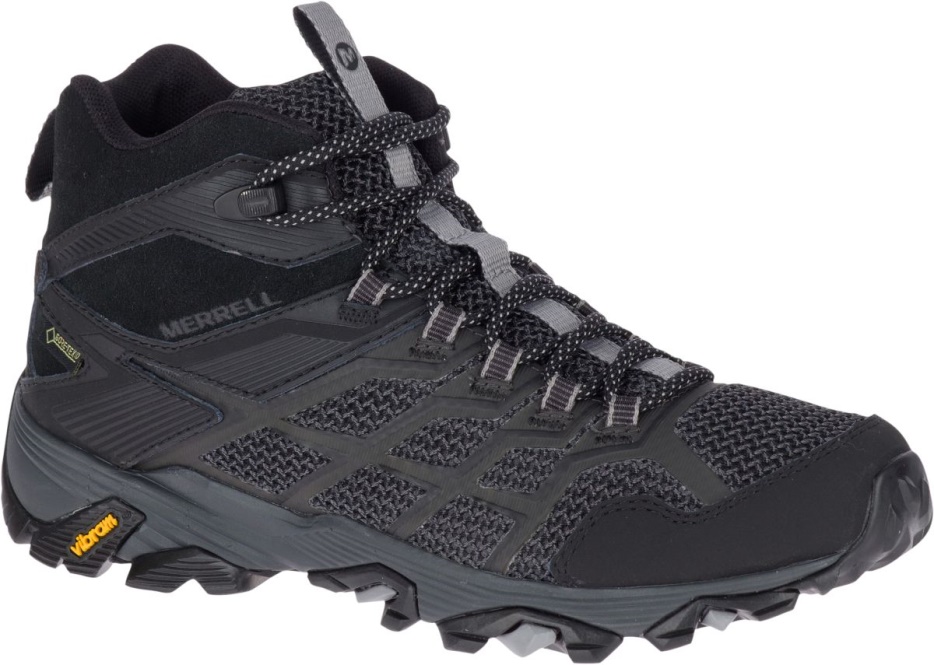 Merrell ženske Moab Fst 2 Mid Gore-tex črna