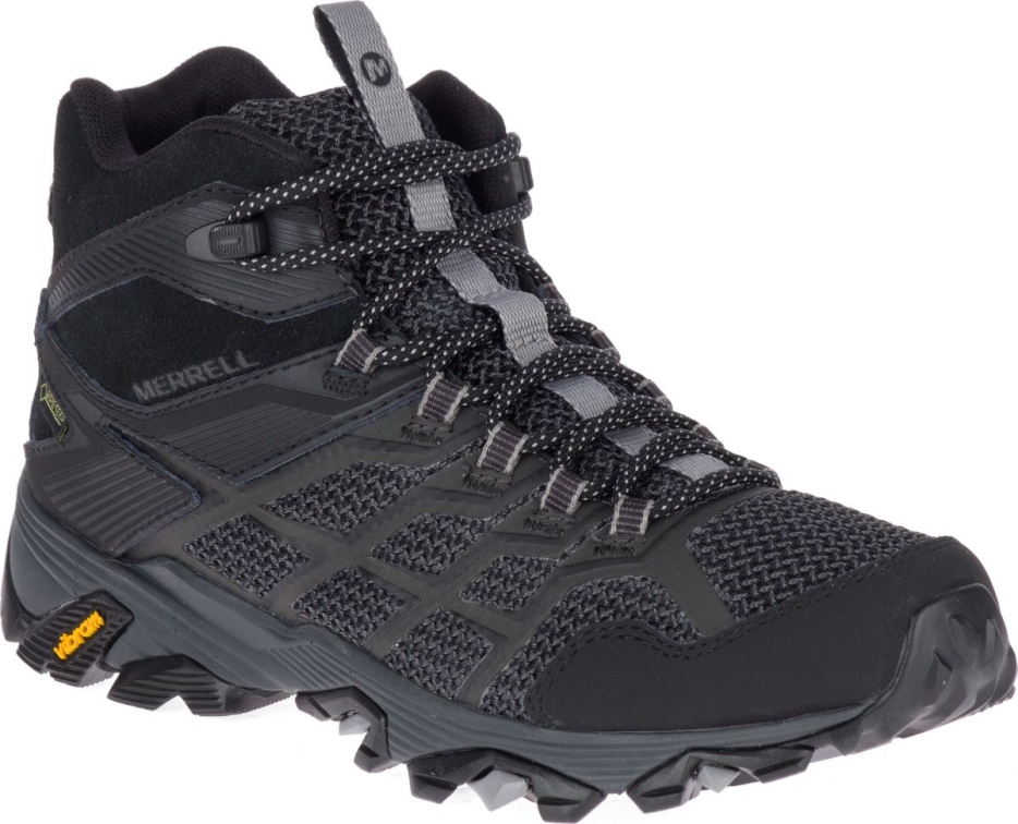 Merrell ženske Moab Fst 2 Mid Gore-tex črna