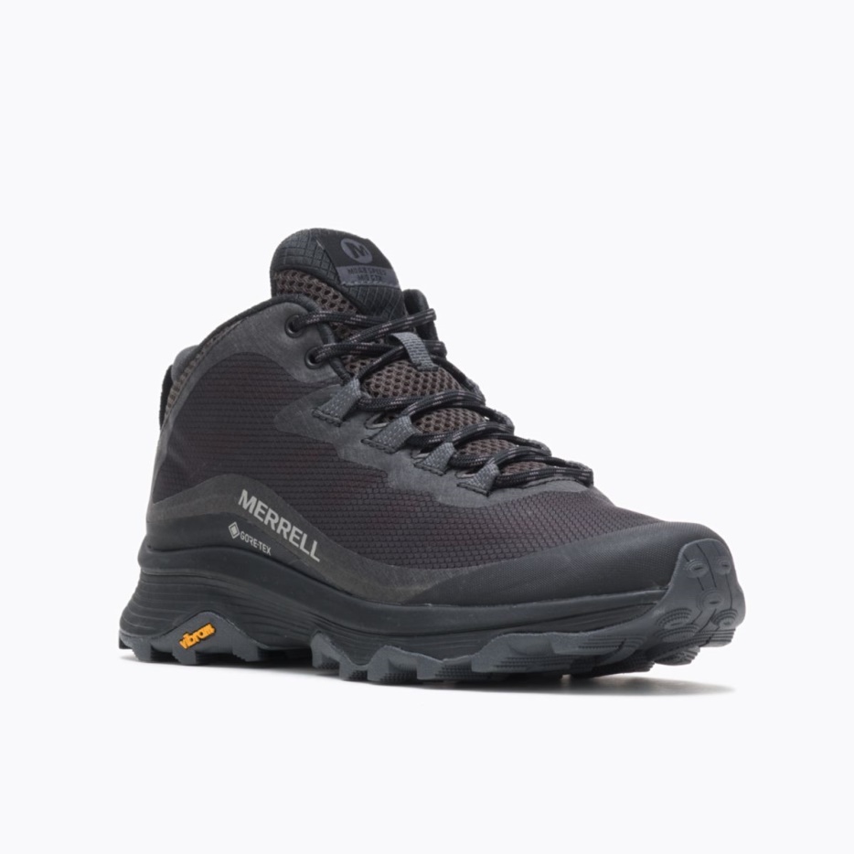 Merrell ženske Moab Speed Mid Gore-tex Black-asphalt
