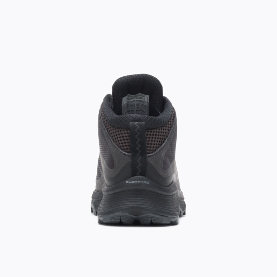 Merrell ženske Moab Speed Mid Gore-tex Black-asphalt