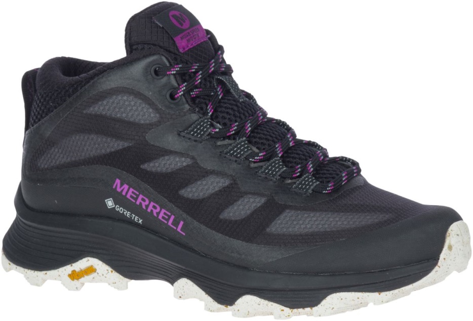Merrell ženske Moab Speed Mid Gore-tex črna