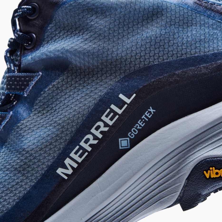 Merrell ženske Moab Speed Mid Gore-tex Mornarsko Modra
