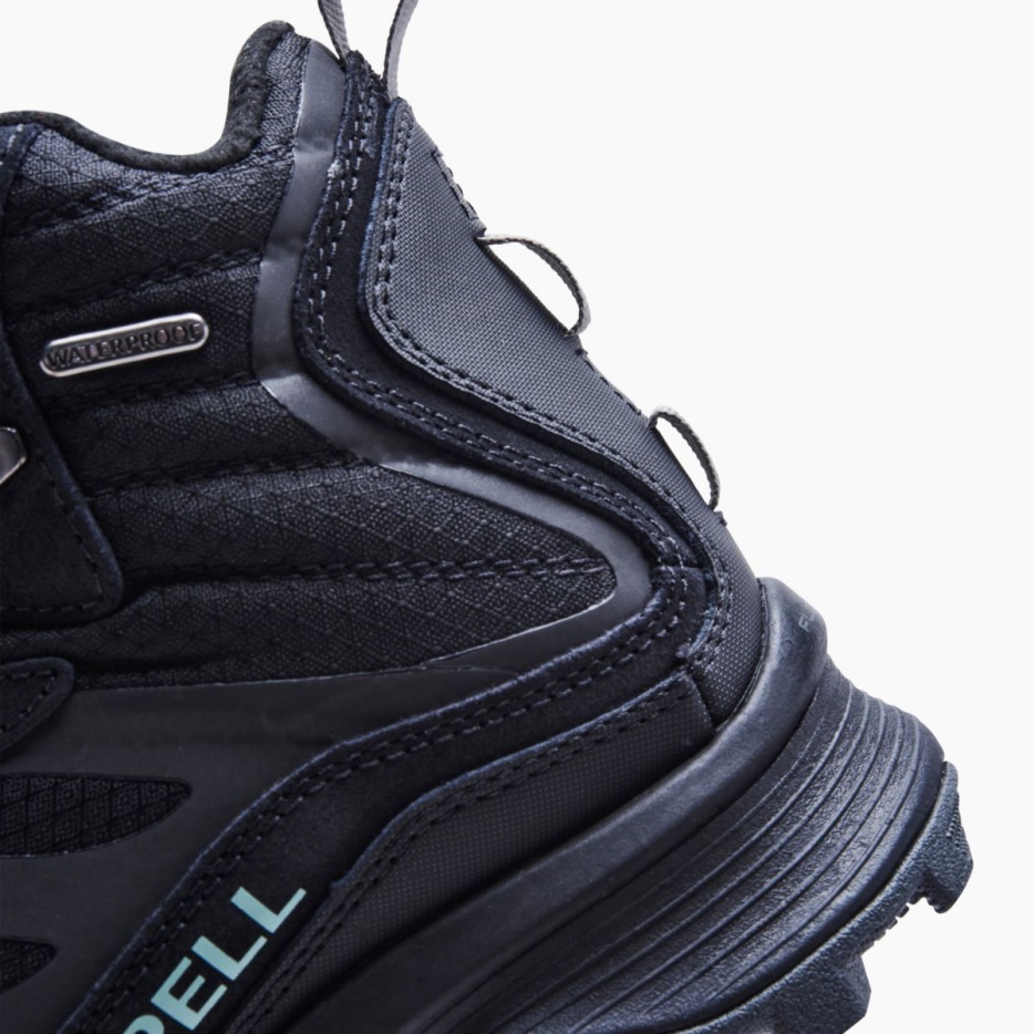 Merrell ženska Moab Speed Termo Mid Vodoodporna črna