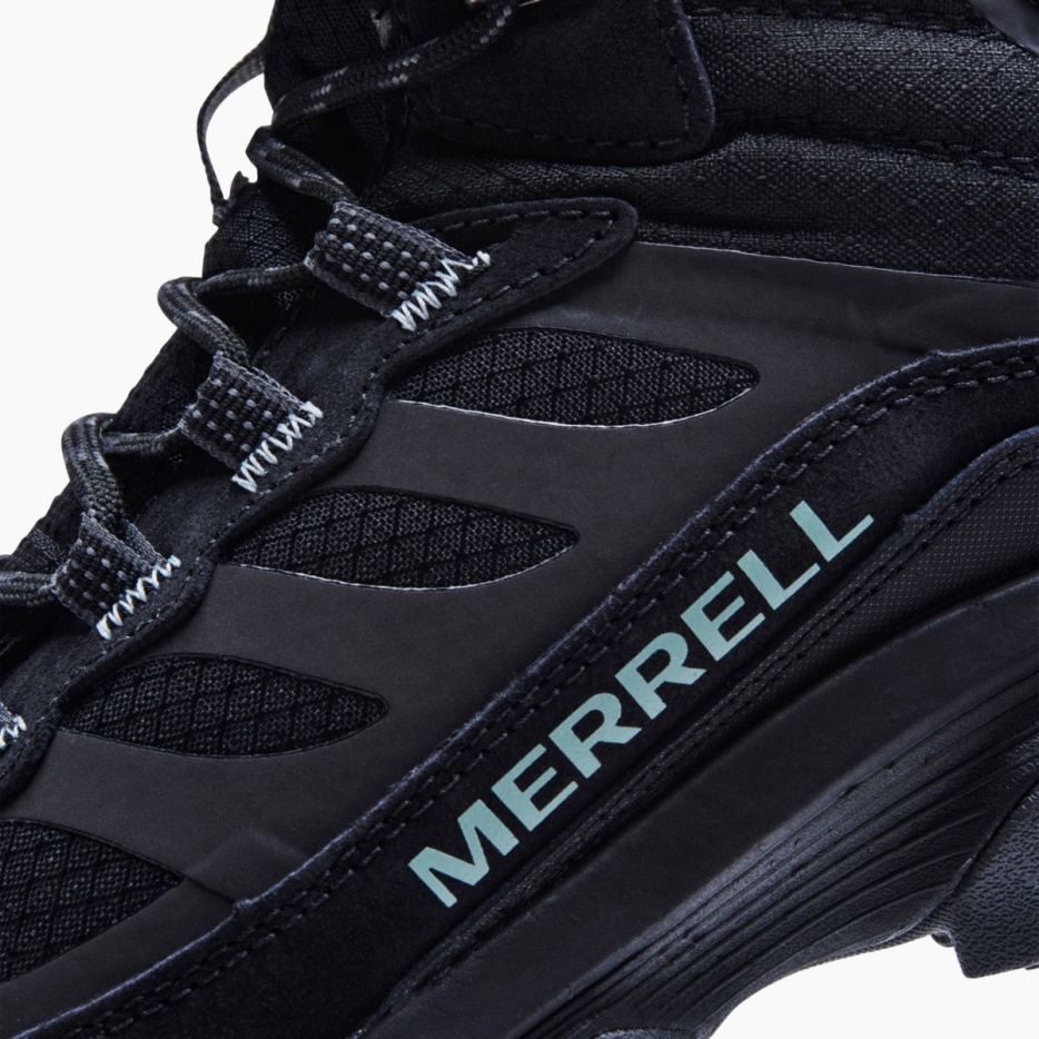 Merrell ženska Moab Speed Termo Mid Vodoodporna črna