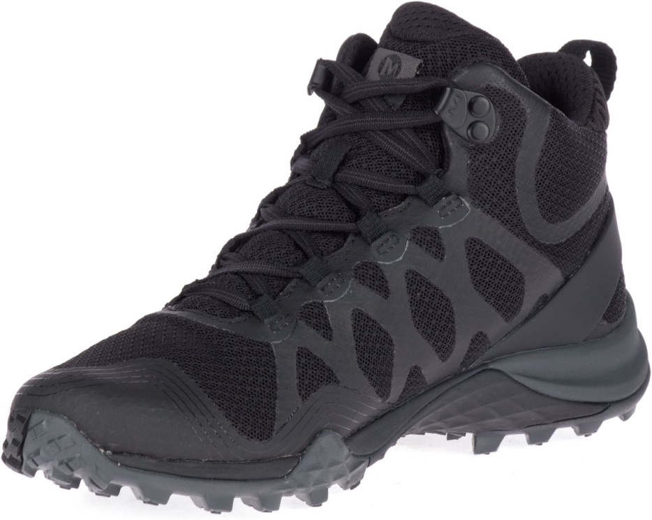 Merrell ženska Sirena 3 Mid Gore-tex črno-črna