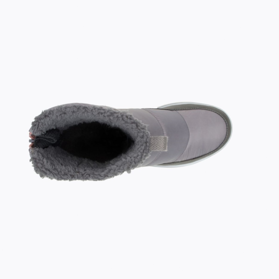 Merrell ženske športne športne športne čevlje S Srednje Zadrgo Polar Vodoodporne Oglje