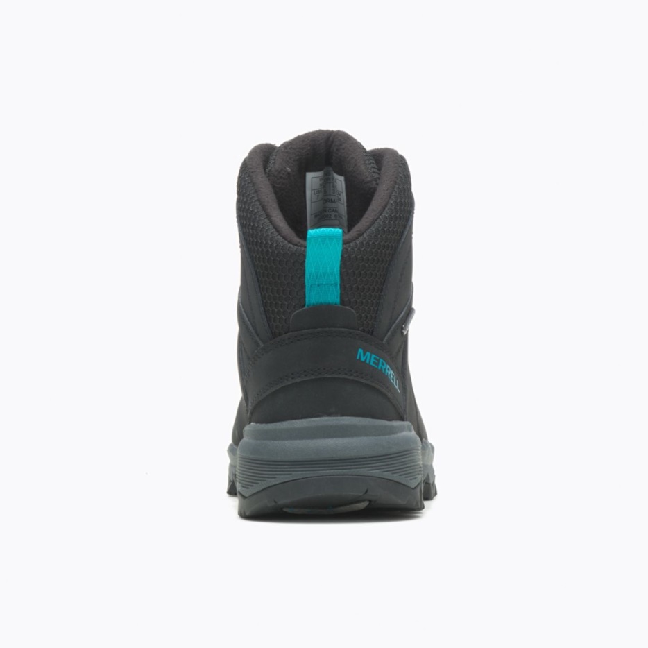 Merrell ženske Vigo Thermo Mid Usnjene Vodoodporne črne Kapri Hlače